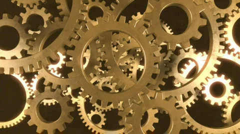 Gears in Motion 1 Stock Footage 529333