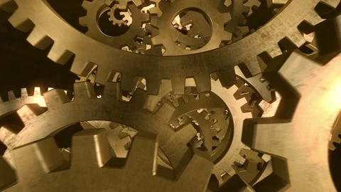 Gears in Motion 4K Stock Footage 86522714