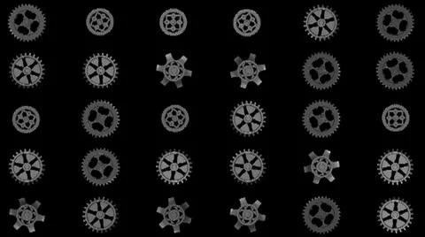 Gears motion clockwise background Video stock 27208634