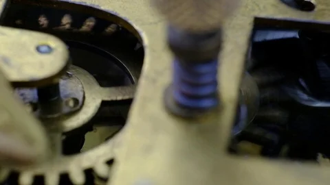 Gears in motion Video stock 100636839