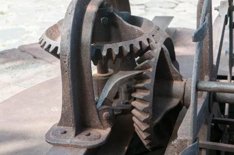 Gears of an old Stock Photos