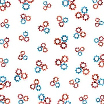 Gears pattern background Stock Illustration