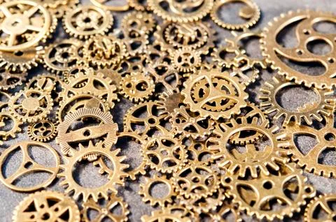Gears. Stock Photos
