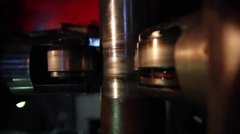 Gears revolve Stock-Footage 43455379