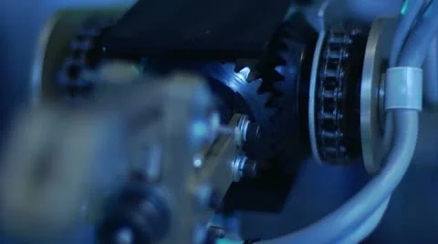 Gears on Robotic Arm Video stock 21244495