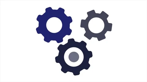 Gears rotation, animation motion graphics Stock Footage 328506757