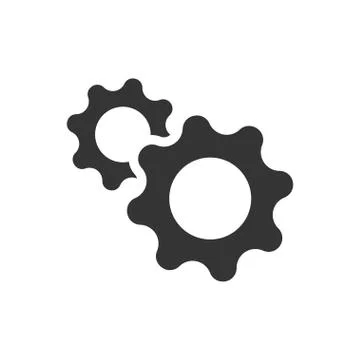 Gears, Service Icon Stock Illustration