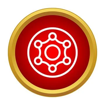 Gears settings icon representing system and technology イラスト素材