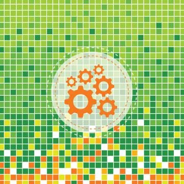 Gears symbol Stock Illustration