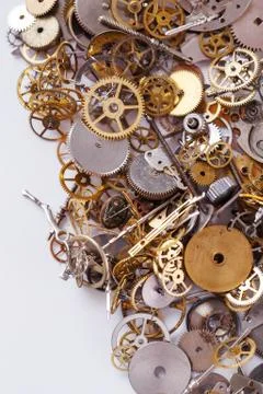 Gears on the table Stock Photos