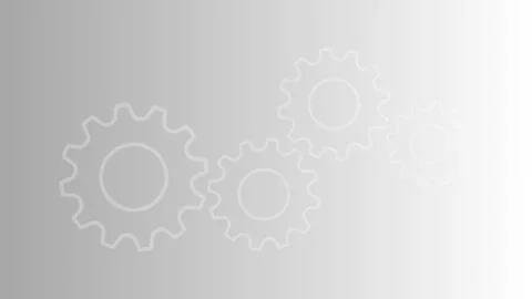 Gears turning as a presentation Stock Footage 252452639