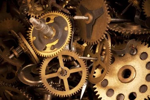 Gears wheel system Stock Photos