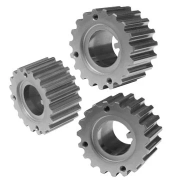 Gears on a white background 스톡 사진