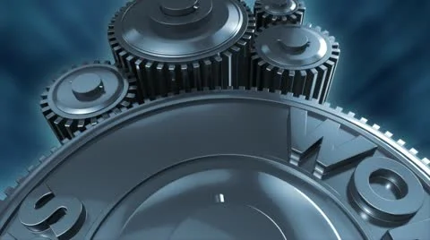 Gears of work Video stock 21943700