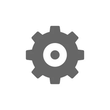 Gears, working symbol, settings Stock Illustration