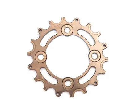 Gearwheel isolate on white background Stock Photos