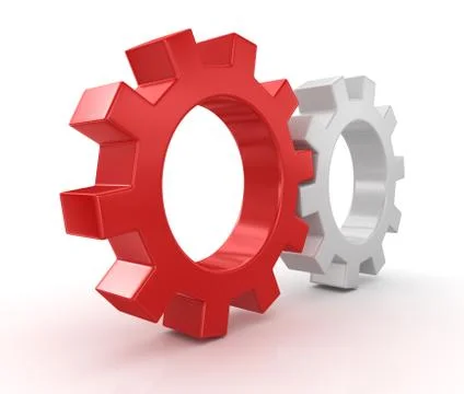 Gearwheels Stock Illustration