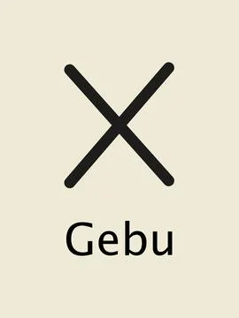 Gebu Rune Stock Illustration
