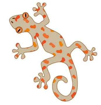 Gecko Illustrazione stock