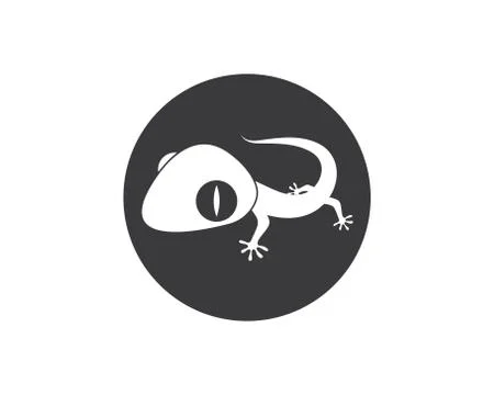 Gecko logo vector icon illustration Stock Illustration