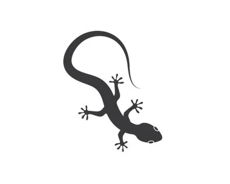 Gecko logo vector icon illustration Stock Illustration