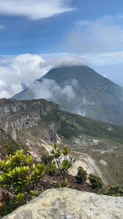 Gede Pangrango Mountain Stock Footage 211321904