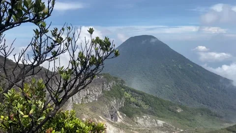 Gede Pangrango Mountain Stock Footage 211322842