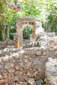 Gede ruins Stock Photos