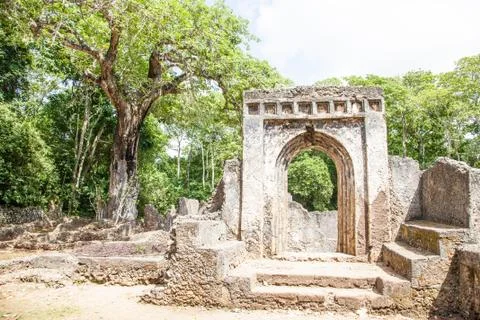 Gede ruins Foto stock