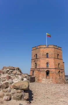 Gediminas tower Stock Photos