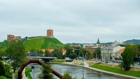 The Gediminas' Tower Stock Photos