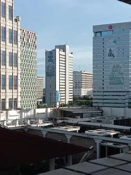 Gedung Foto stock