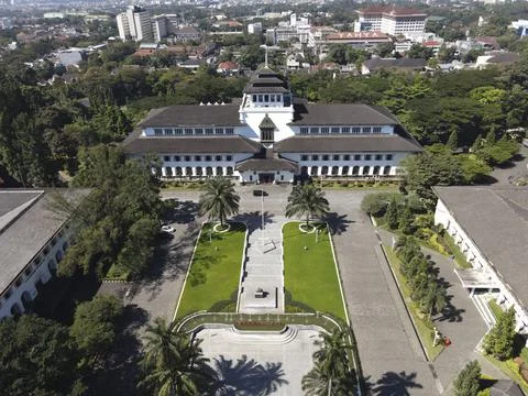 Gedung Sate, West Java Government Office, Landmark of Bandung City, Indonesia Fotos Stock