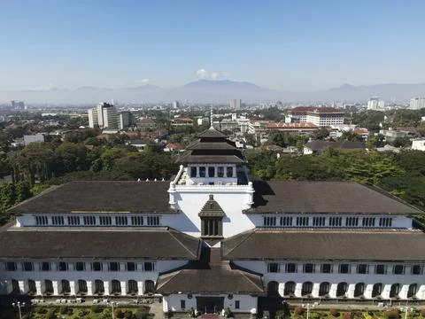 Gedung Sate, West Java Government Office, Landmark of Bandung City, Indonesia Foto stock