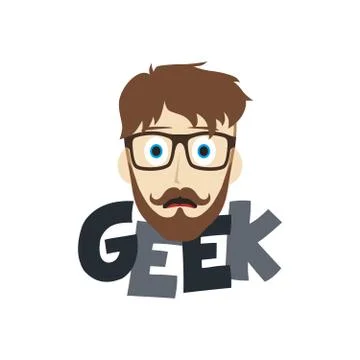 Geek boy Stock-Illustration