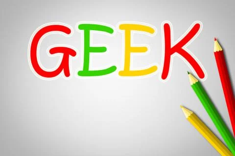 Geek concept Stock Illustration