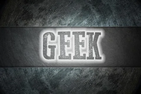 Geek concept Stock Illustration
