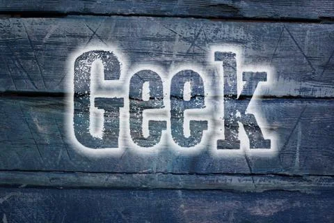 Geek concept Stock Illustration
