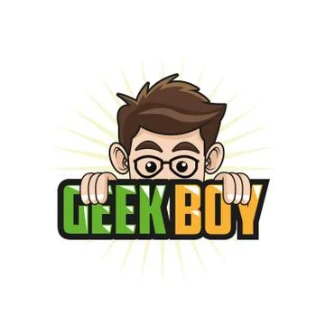 Geek design, identity concept, vector illustration Stock Illustration