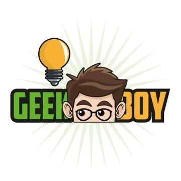 Geek design, identity concept, vector illustration Stock Illustration