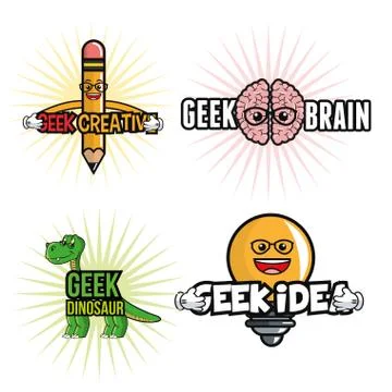 Geek design, identity concept, vector illustration イラスト素材