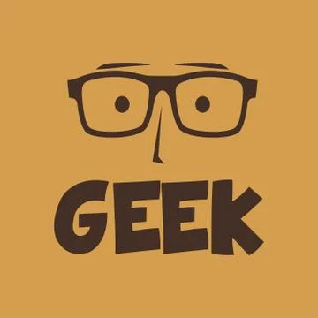 Geek guy Stock Illustration