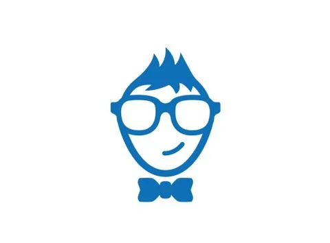 Geek logo Stock Illustration