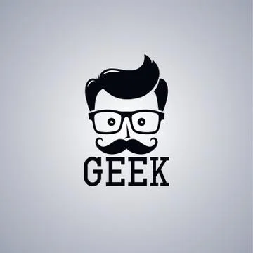 Geek nerd guy Stockillustratie