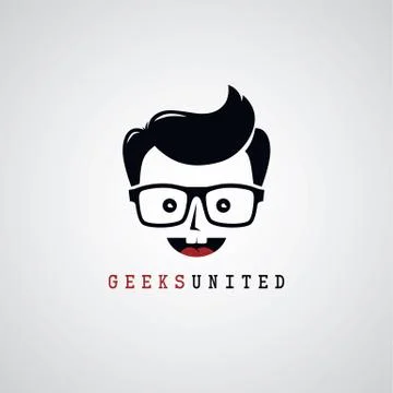 Geek nerd guy Stockillustratie