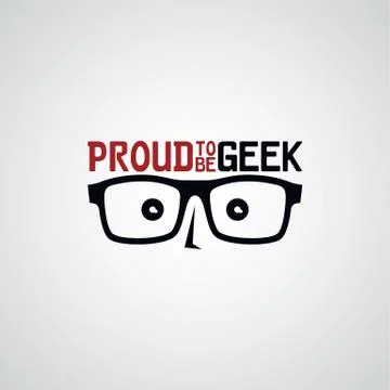 Geek nerd guy Stockillustratie