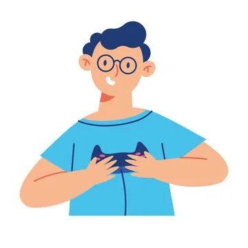 Geek pride day boy Stock Illustration