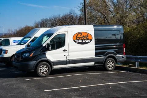 Geek Squad Van Stock Photos