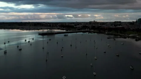 Geelong Horizon Stock Footage 161143635