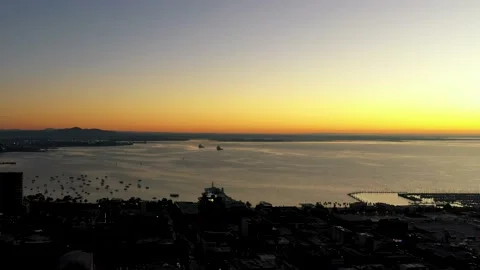 Geelong Sunset Stock Footage 161135137